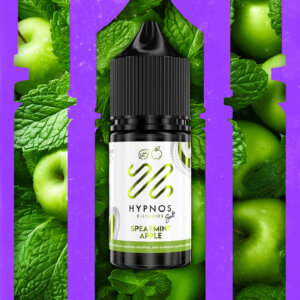 Spearmint Apple Hypnos Salt   Flavor Card Individual 1x1 1