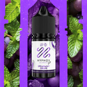 Spearmint Grape Hypnos Salt   Flavor Card Individual 1x1 1