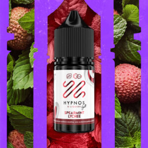 Spearmint Lychee Hypnos Salt   Flavor Card Individual 1x1 1