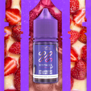 Strawberry Cheesecake Hypnos Salt   1x1 Flavor Card Individual