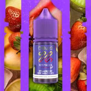 Strawberry Kiwi Melon Hypnos Salt   1x1 Flavor Card Individual